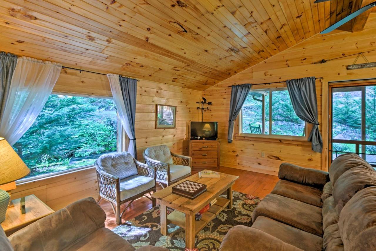 Bryson City Cabin With Fire Pit On Coopers Creek! מראה חיצוני תמונה