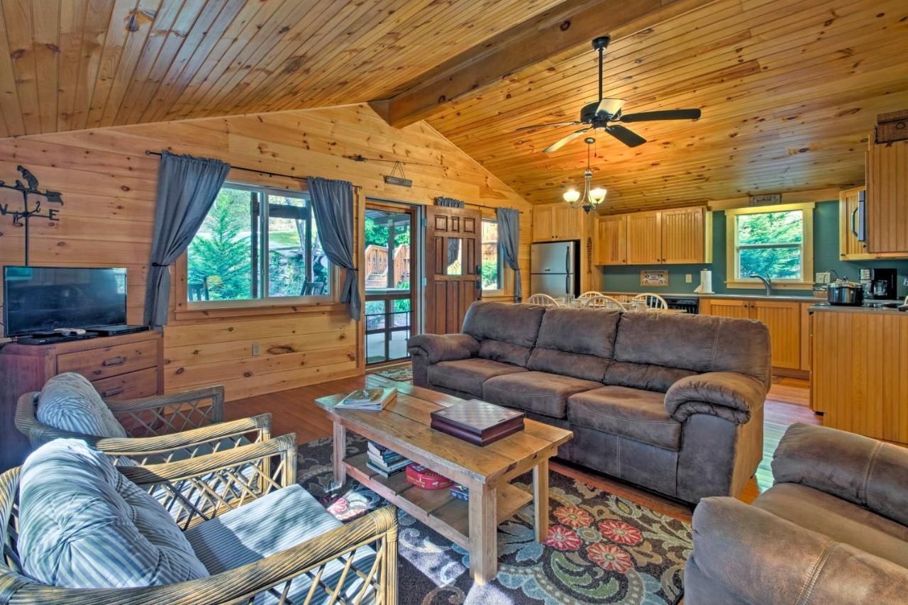 Bryson City Cabin With Fire Pit On Coopers Creek! מראה חיצוני תמונה