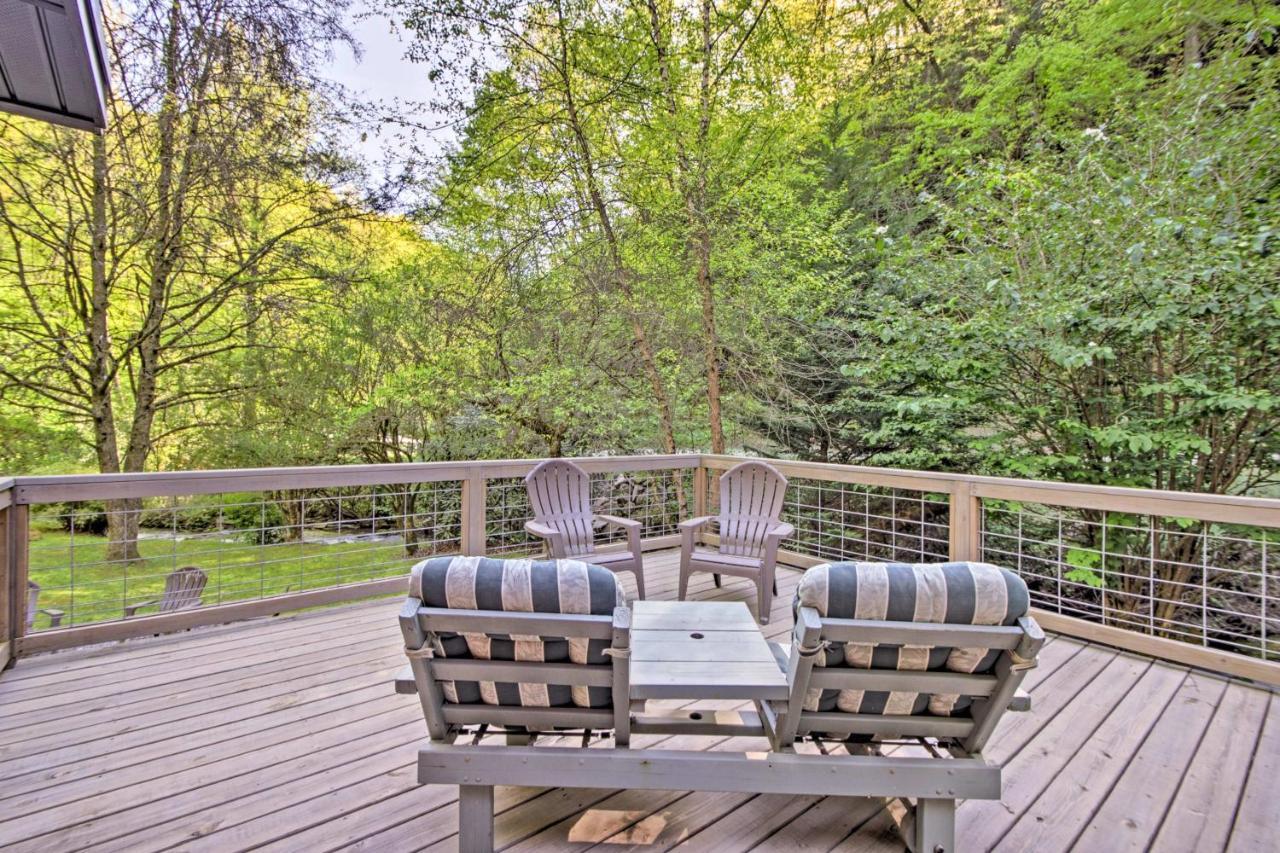 Bryson City Cabin With Fire Pit On Coopers Creek! מראה חיצוני תמונה