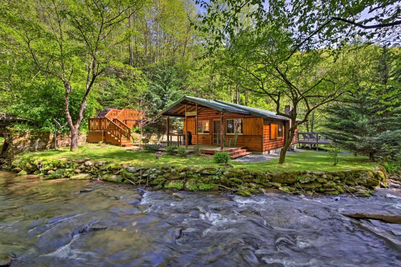 Bryson City Cabin With Fire Pit On Coopers Creek! מראה חיצוני תמונה
