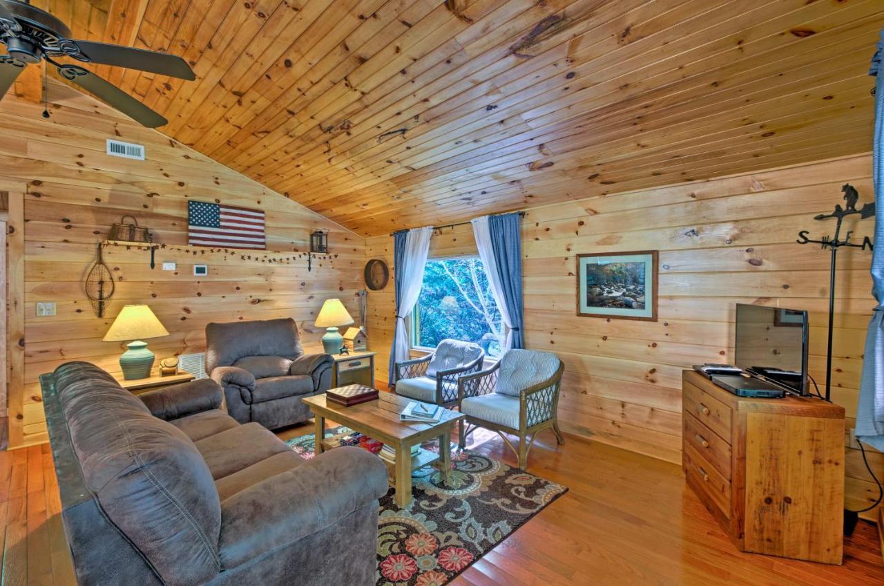 Bryson City Cabin With Fire Pit On Coopers Creek! מראה חיצוני תמונה