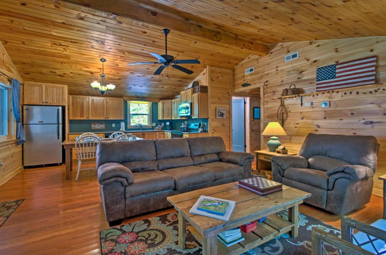 Bryson City Cabin With Fire Pit On Coopers Creek! מראה חיצוני תמונה